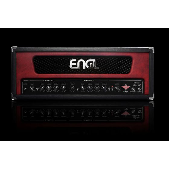 ENGL Amps RETRO E762 50 Watt HEAD (incl. black, red, & white frames) sku number E762