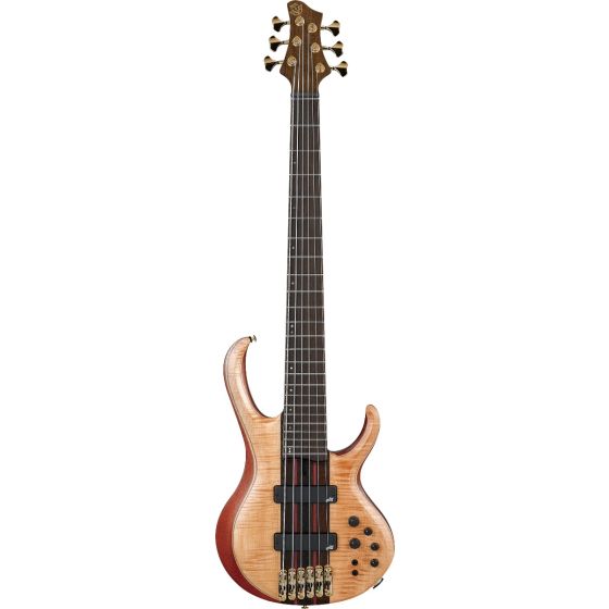 Ibanez BTB1906 Premium 6 String Florid Natural Low Gloss Bass Guitar sku number BTB1906FNL