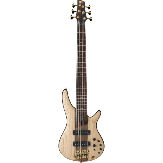 Ibanez SR Premium SR1306 6 String Natural Flat Bass Guitar sku number SR1306NTF