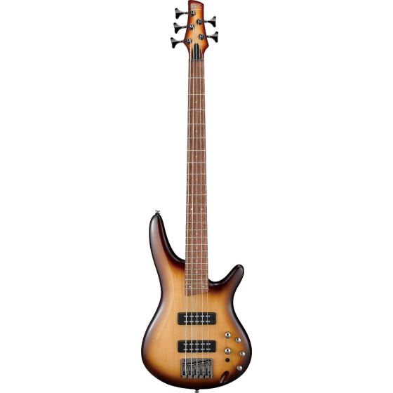 Ibanez SR Standard SR375EF 5 String Natural Browned Burst Bass Guitar sku number SR375ENNB