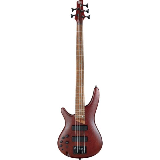 Ibanez SR Standard SR505E 5 String Left Handed Brown Mahogany Bass Guitar sku number SR505ELBM