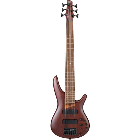Ibanez SR Standard SR506E 6 String Brown Mahogany Bass Guitar sku number SR506EBM