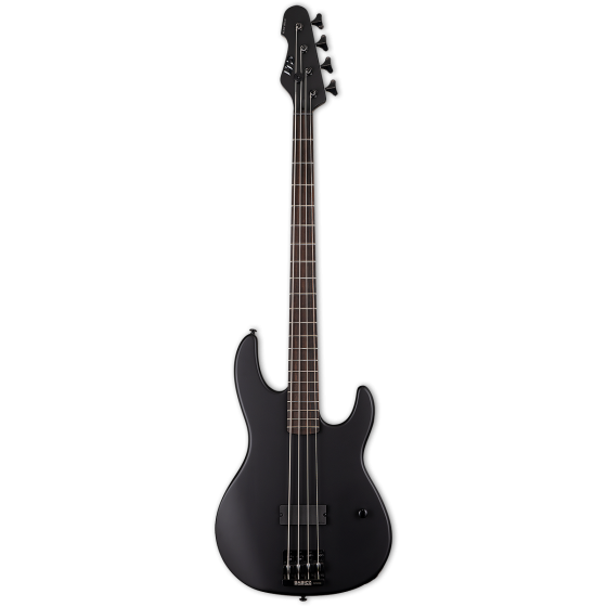 ESP LTD AP-4 Black Metal 4 String Black Satin Bass Guitar sku number LAP4BKMBLKS
