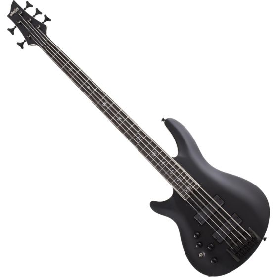 Schecter SLS ELITE-5 Evil Twin Left Hand Electric Bass in Satin Black sku number SCHECTER1397