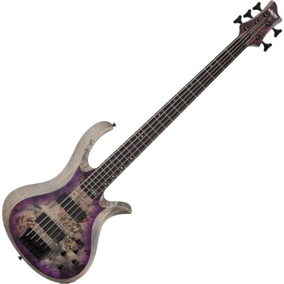 Schecter RIOT-5 Electric Bass in Satin Aurora Burst sku number SCHECTER1452