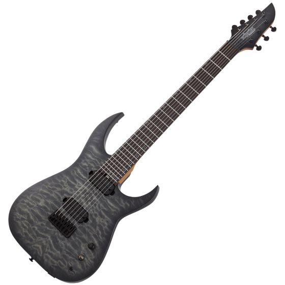 Schecter MK-7 MK-III Keith Merrow Standard Electric Guitar in Trans Black Burst sku number SCHECTER830