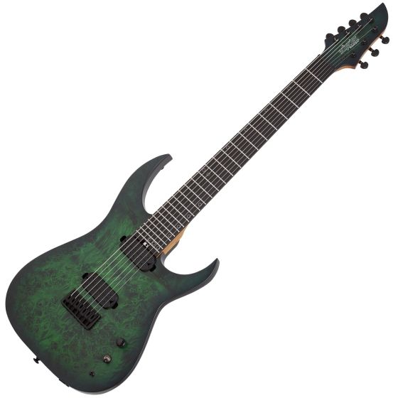Schecter MK-7 MK-III Keith Merrow Standard Electric Guitar in Toxic Smoke Green sku number SCHECTER831