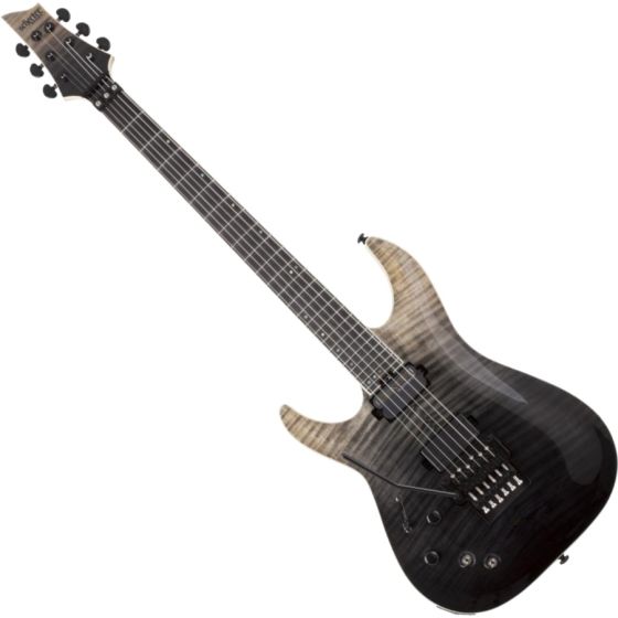 Schecter C-1 FR-S SLS Elite Left Hand Electric Guitar in Black Fade Burst sku number SCHECTER1364