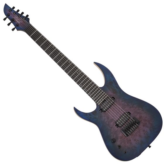 Schecter MK-7 MK-III Left Handed Electric Guitar in Blue Crimson sku number SCHECTER305