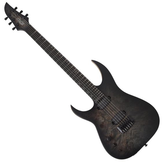 Schecter MK-6 MK-III Keith Merrow Left Handed Electric Guitar in Trans Black Burst sku number SCHECTER829