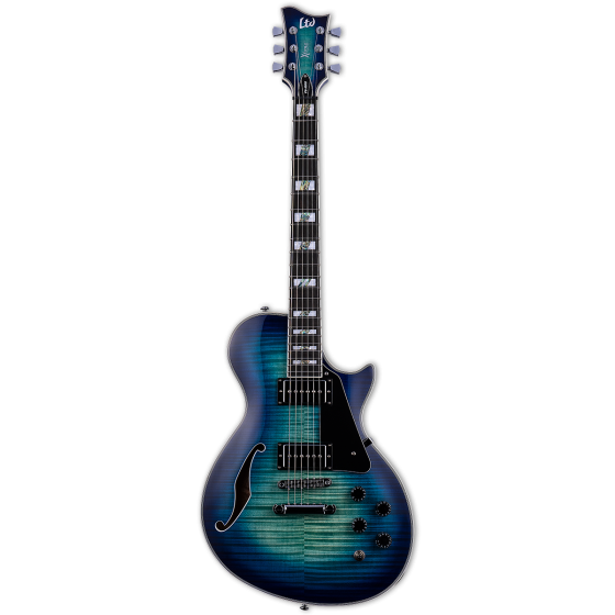 ESP LTD Xtone PS-1000 Violet Shadow Semi Hollow Electric Guitar sku number XPS1000FMVSH