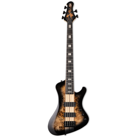 ESP LTD STREAM-1005 Black Natural Burst 5 String Bass Guitar sku number LSTREAM1005BLKNB