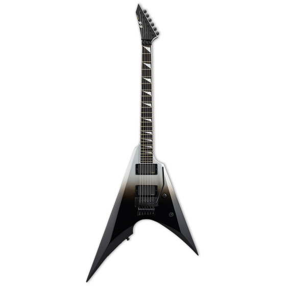 ESP E-II Arrow Black Silver Fade Electric Guitar w/Case sku number EIIARROWBLKSFD