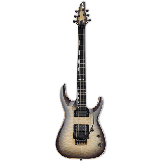 ESP E-II Horizon FR Black Natural Burst Electric Guitar w/Case sku number EIIHORFRQMBLKNB