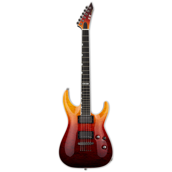 ESP E-II Horizon NT-II Tiger Eye Amber Fade Electric Guitar w/Case sku number EIIHORNTIITEAFD