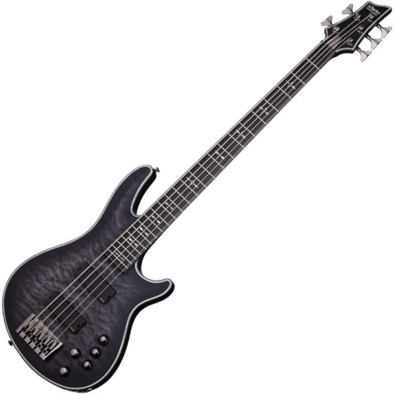 Schecter Hellraiser Extreme-5 Electric Bass See-Thru Black Satin sku number SCHECTER1918