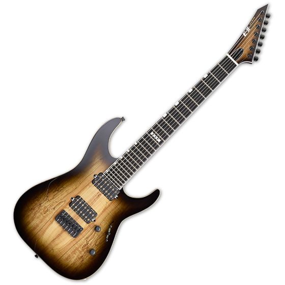 ESP E-II M-II 7 Electric Guitar Dark Brown Natural Burst sku number EIIMII7NTSMHSDBNB