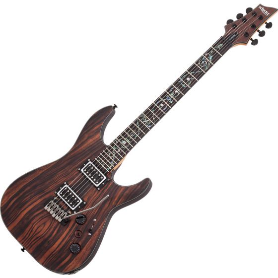 Schecter C-1 Exotic Ebony Electric Guitar Natural Satin sku number SCHECTER3337