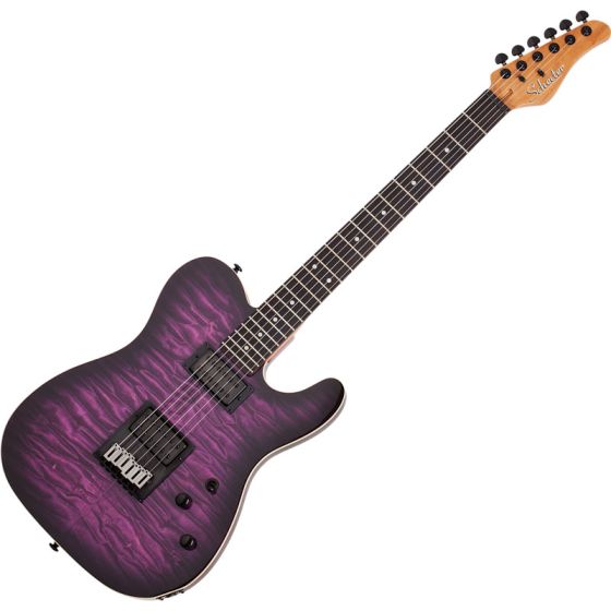 Schecter PT Pro Electric Guitar Trans Purple Burst sku number SCHECTER863