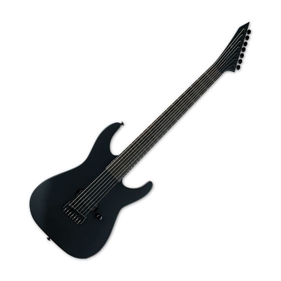 ESP LTD M-7HT Baritone Black Metal Electric Guitar Black Satin sku number LM7BHTBKMBLKS