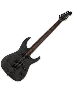 ESP LTD M-1000 Multi-Scale Electric Guitar See Thru Black Satin sku number LM1000MSFMSTBLKS