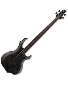 ESP LTD F-1004 Electric Bass See Thru Black sku number LF1004FMSTBLK