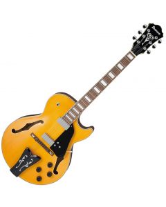 Ibanez George Benson GB10EM Signature Hollow Body Electric Guitar Antique Amber sku number GB10EMAA