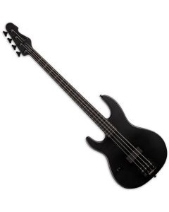 ESP LTD AP-4 Black Metal Left Handed Electric Bass Black Satin sku number LAP4BKMBLKSLH