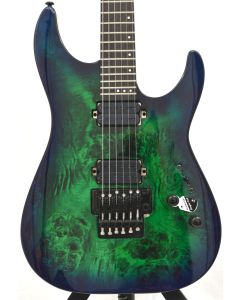 Schecter C-6 Pro FR Electric Guitar Aqua Burst B-Stock 1191 sku number SCHECTER3635.B 1191