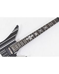 Schecter Synyster Custom-S Electric Guitar Gloss Black Silver Pin Stripes B-Stock 1378 sku number SCHECTER1741.B 1378