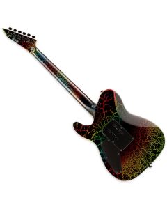 ESP LTD Eclipse 87 Electric Guitar in Rainbow Crackle Finish sku number LECLIPSE87RBCRK