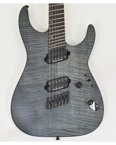 ESP LTD M-1000 Multi-Scale Guitar See Thru Black Satin B-Stock 2059 sku number LM1000MSFMSTBLKS.B 2059