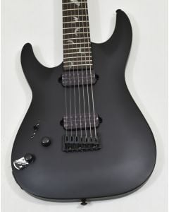 Schecter Damien-7 Left Handed Electric Guitar Satin Black B-Stock 1704 sku number SCHECTER2475.B 1704
