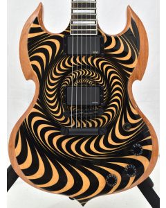 Wylde Audio Barbarian RawTop Electric Guitar Psychic Bullseye sku number SCHECTER4525