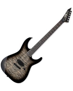 ESP LTD M-1001NT QM Guitar in Charcoal Burst sku number LM1001NTQMCHB