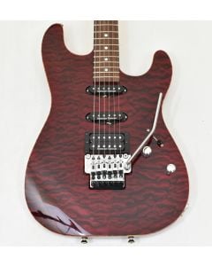 Schecter CET USA Custom Shop Electric Guitar Black Cherry sku number SCHECTERCETQMBCH1037