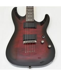 Schecter Demon-6 Crimson Red Burst Guitar B Stock 3081 sku number SCHECTER3680.B3081