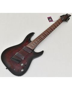 Schecter Omen Elite-8 Multiscale Guitar Black Cherry Burst sku number SCHECTER2465