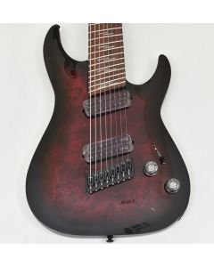 Schecter Omen Elite-8 Multiscale Guitar Black Cherry Burst sku number SCHECTER2465