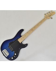 G&L USA Kiloton 5 String Build to Order Bass Blueburst sku number USA KILOTON-5 BB