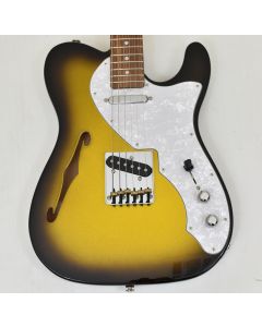 G&L USA ASAT Classic Thinline Semi Hollow Guitar 2 Tone Goldburst sku number USA ACLTL SH 2TGB