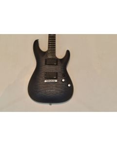 Schecter C-1 Platinum Electric Guitar See-Thru Black Satin B-Stock 1030 sku number SCHECTER790.B 1030-2