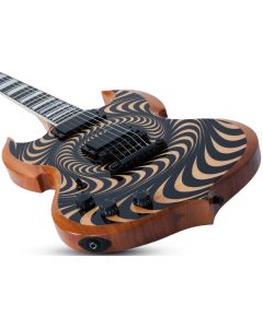 Wylde Audio Barbarian Psychic Bullseye RawTop Lefty Guitar sku number SCHECTER4530