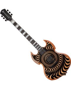 Wylde Audio Barbarian Psychic Bullseye RawTop Lefty Guitar sku number SCHECTER4530