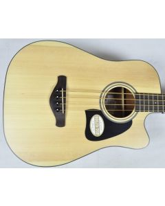 Ibanez AWB50CE-LG Artwood Series Acoustic Electric Bass in Natural Low Gloss Finish sku number AWB50CELG