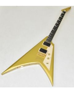 ESP LTD KH-V Kirk Hammett Signature Guitar Metallic Gold 0282 sku number LKHVMGO-B0282