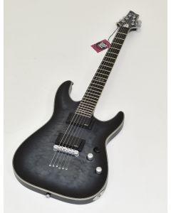 Schecter C-1 Platinum Guitar See Through Black Satin B-Stock 0239 sku number SCHECTER704.B0239