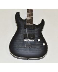 Schecter C-1 Platinum Guitar See Through Black Satin B-Stock 0209 sku number SCHECTER704.B0209