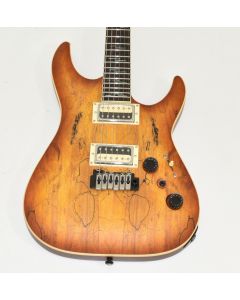 Schecter C-1 Exotic Spalted Maple Guitar Natural B-Stock 2068 sku number SCHECTER3338.B2068