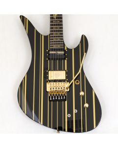 Schecter Synyster Custom-S Guitar Gloss Black Gold B-Stock 0530 sku number SCHECTER1742-B0530